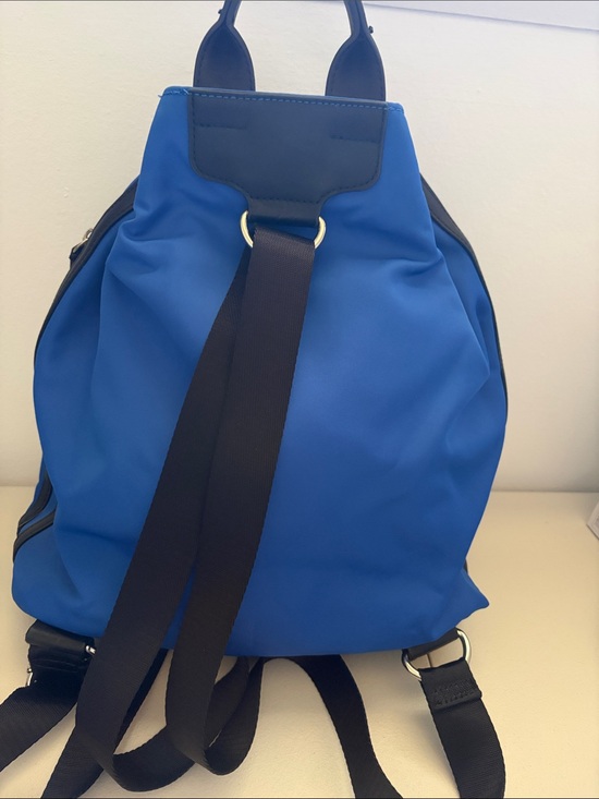 Calvin Klein Blue Drawstring Backpack Sport Nylon Mesh Bag main image 6